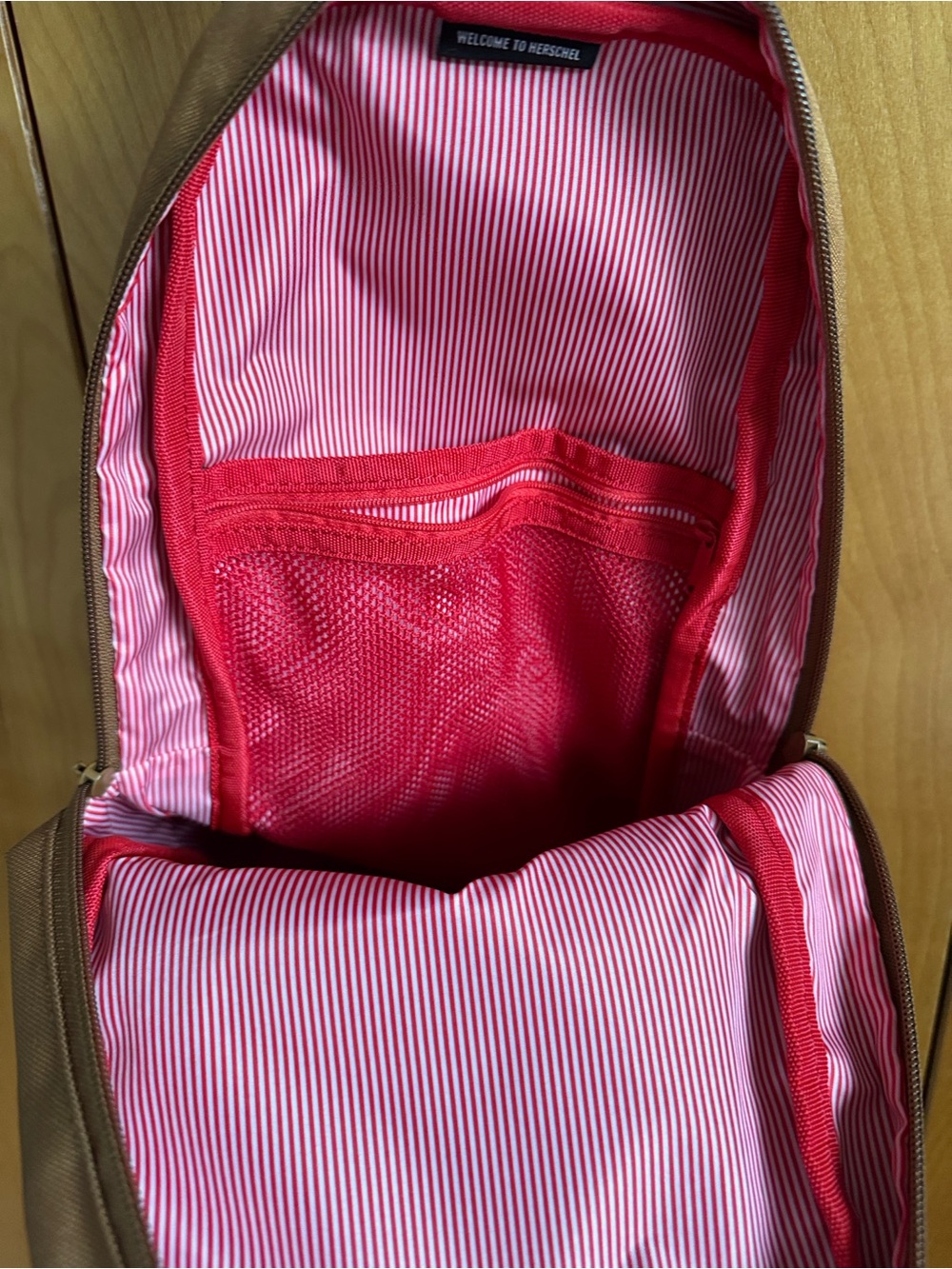 Herschel Supply Company Tan Sling Backpack - Casual Everyday Bag - Picture 7 of 9